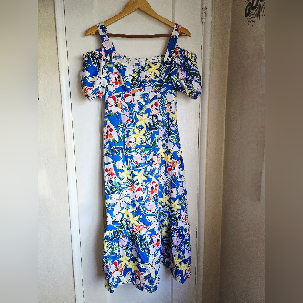 Urban Revivo Linen Blend Dress